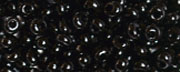 TOHO 3mm Magatama Bead-Jet Black Opaque