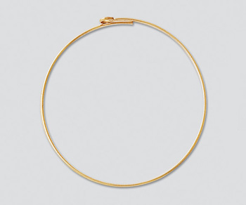14K Gold Filled - 35mm Beading Hoops * One Pair