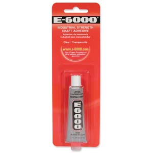 E-6000 Industrial Strength Craft Adhesive * 0.5 Ounce Tube