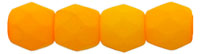 Czech Fire Polish 4mm-Saturated Sunflower Yellow (image for) Czech Fire Polish 4mm-Saturated Sunflower Yellow
