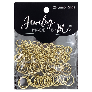 Gold Plate - Jump Rings - 8 mm, 10 mm, 12mm * 120 Pieces