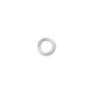 Silver Plate - 5 mm Round Jump Ring. Open Jump Ring 20 Gauge *12 Pieces