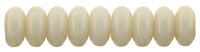 (image for) Czech 4mm Rondelle-Opaque Champagne Luster * Strand of 100 Glass Beads