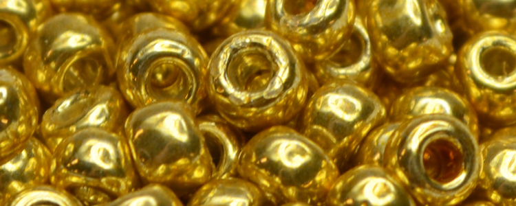 TOHO 6/o Round-Gold Galvanized PermaFinish #6TPF557