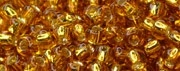 (image for) TOHO Size 11/o Round Seed Bead-Dark Topaz Silver Lined. 11T22C-250