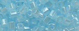 TOHO 1.5mm Cube Shape Seed Beads-Light Blue Ceylon Pearl (image for) TOHO 1.5mm Cube Shape Seed Beads-Light Blue Ceylon Pearl