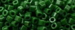 (image for) TOHO 1.5mm Cube Shape Seed Beads-Forest Green Opaque
