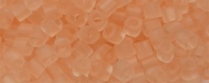 TOHO 1.5mm Cube Shape Seed Beads-Light Pink Transparent Matte * 100 Gram Bag (image for) TOHO 1.5mm Cube Shape Seed Beads-Light Pink Transparent Matte * 100 Gram Bag