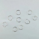 (image for) Silver Plated Brass-12x1.2mm Jump Ring-250g