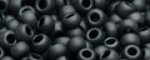 (image for) TOHO 11/o Round Seed Bead-Gunmetal Metallic Matte #11T611-100
