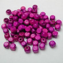 (image for) 5mm Wood Cube-Violet