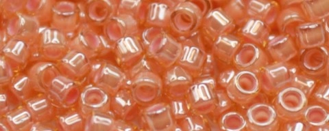 (image for) TOHO Aiko-Salmon Lined Light Topaz Luster TB-1034-50 - Click Image to Close