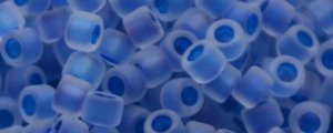 TOHO Aiko-Royal Blue Lined Sapphire Rainbow Matte TB-189FM-50 (image for) TOHO Aiko-Royal Blue Lined Sapphire Rainbow Matte TB-189FM-50
