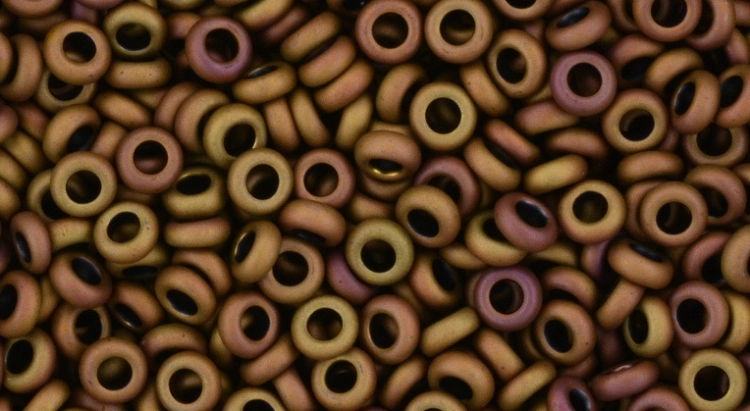 (image for) TOHO 8/o Demi Round, Copper Rose Metallic Matte, color # 8TD-618-50