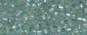(image for) TOHO Aiko-Light Aqua Opal Silver Lined PermaFinish TB-PF2116-50
