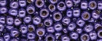 (image for) TOHO Size 8/o Round Seed Bead-Pretty Purple Galvanized PermaFinish. 8TPF581-100