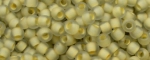 (image for) TOHO Size 11/o Round Seed Bead-Beige Lined Crystal Matte. 11T369FM-100
