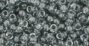 (image for) TOHO Size 11/o Round Seed Bead-Light Black Diamond Transparent. 11T9-250