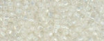 (image for) TOHO Aiko Hexagon-Cream Lined Crystal Rainbow TBC-777-50
