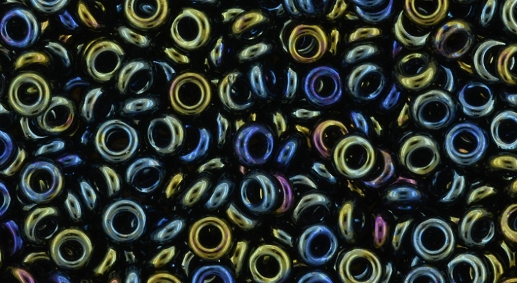 (image for) TOHO 8/o Demi Round, Green Iris Metallic, color # 8TD-84-50
