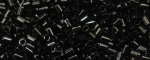 (image for) TOHO Size 1/2 Bugle Bead. 2mm Length-Jet Black Opaque. 100 Gram Bag