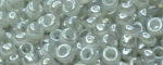 (image for) TOHO Size 15/o Round Seed Bead-Grey Ceylon Pearl #15T150-100