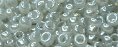 (image for) TOHO Size 15/o Round Seed Bead-Grey Ceylon Pearl #15T150-100