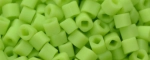 (image for) TOHO 1.5mm Cube Shape Seed Beads-Lime Matte Opaque