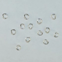 (image for) Silver Plated Brass-4x1mm Jump Ring-250g