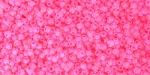 (image for) TOHO 11/o Round Seed Bead-Neon Pink Lined Crystal Matte #11T971-250