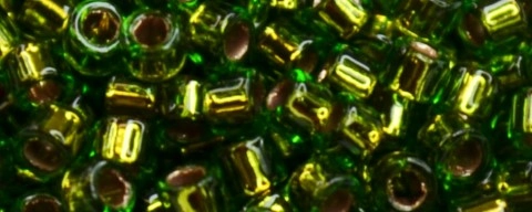 (image for) TOHO Aiko-Copper Lined Olivine Transparent TB-742-50