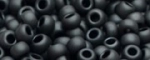 (image for) TOHO 11/o Round Seed Bead-Gunmetal Metallic Matte #11T611-100