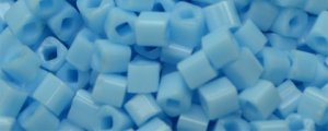 TOHO 2mm Cube Shape Seed Beads-Aqua Opaque (image for) TOHO 2mm Cube Shape Seed Beads-Aqua Opaque