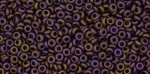 (image for) TOHO 11/o Demi Precision Round Seed Bead, Plum Iris Metallic Matte, color #11TD-703-50
