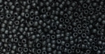 (image for) TOHO 15/o Round Semi-Glazed Black. # 15T2612F-100