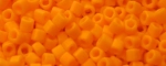 (image for) TOHO 1.5mm Cube Shape Seed Beads-Light Orange Matte Opaque * 100 Gram Bag