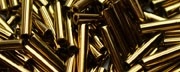 (image for) TOHO Size 3 Bugle Bead. 9mm Length-Bronze Metallic. 100 Gram Bag