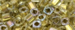 (image for) TOHO 3mm Cube-Light Bronze Lined Crystal Rainbow #T3C262-100