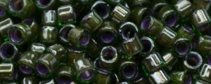 TOHO Aiko-Pink Lined Emerald Luster TB-1047-50 (image for) TOHO Aiko-Pink Lined Emerald Luster TB-1047-50