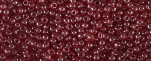 (image for) TOHO Size 11/o Round Seed Bead-Garnet Transparent. 11T5D-250