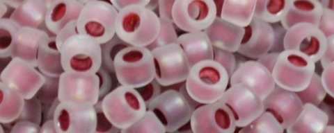 (image for) TOHO Aiko-Cranberry Lined Crystal Rainbow Matte TB-771FM-50