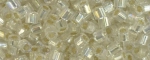 (image for) TOHO Size 8/o Hexagon Shape Seed Bead-Crystal Silver Lined Rainbow * 250 Gram Bag