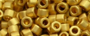 (image for) TOHO Aiko-Gold Metallic Matte (Triple Dipped 24k Gold Plating) TB-712F-50