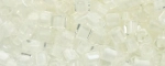 (image for) TOHO 1.5mm Cube Shape Seed Beads-White Lined Crystal