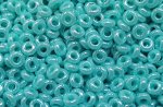 (image for) TOHO 11/o Demi Precision Round Seed Bead, Turquoise Opaque Luster, color # 11TD-132-50