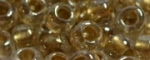 (image for) TOHO 6/o Round Seed Bead-Bronze Lined Crystal. 6T989-100
