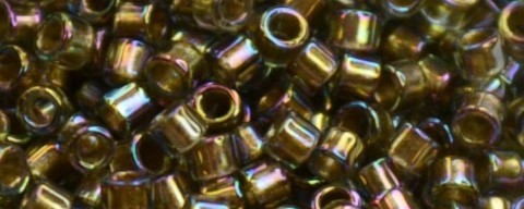 (image for) TOHO Aiko-Bronze Lined Black Diamond Rainbow TB-999-50