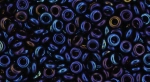 (image for) TOHO 8/o Demi Round, Navy Blue Iris Metallic, color #8TD-82-50