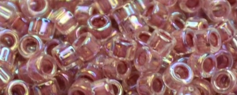 (image for) TOHO Aiko-Cranberry Lined Crystal Rainbow TB-771-50