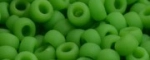(image for) TOHO Size 11/o Round Seed Bead-Bright Green Matte Opaque. 11T47F-250